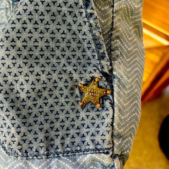 Scotch R'Belle Blue Patterned Kids Romper EUC - Picture 8 of 8